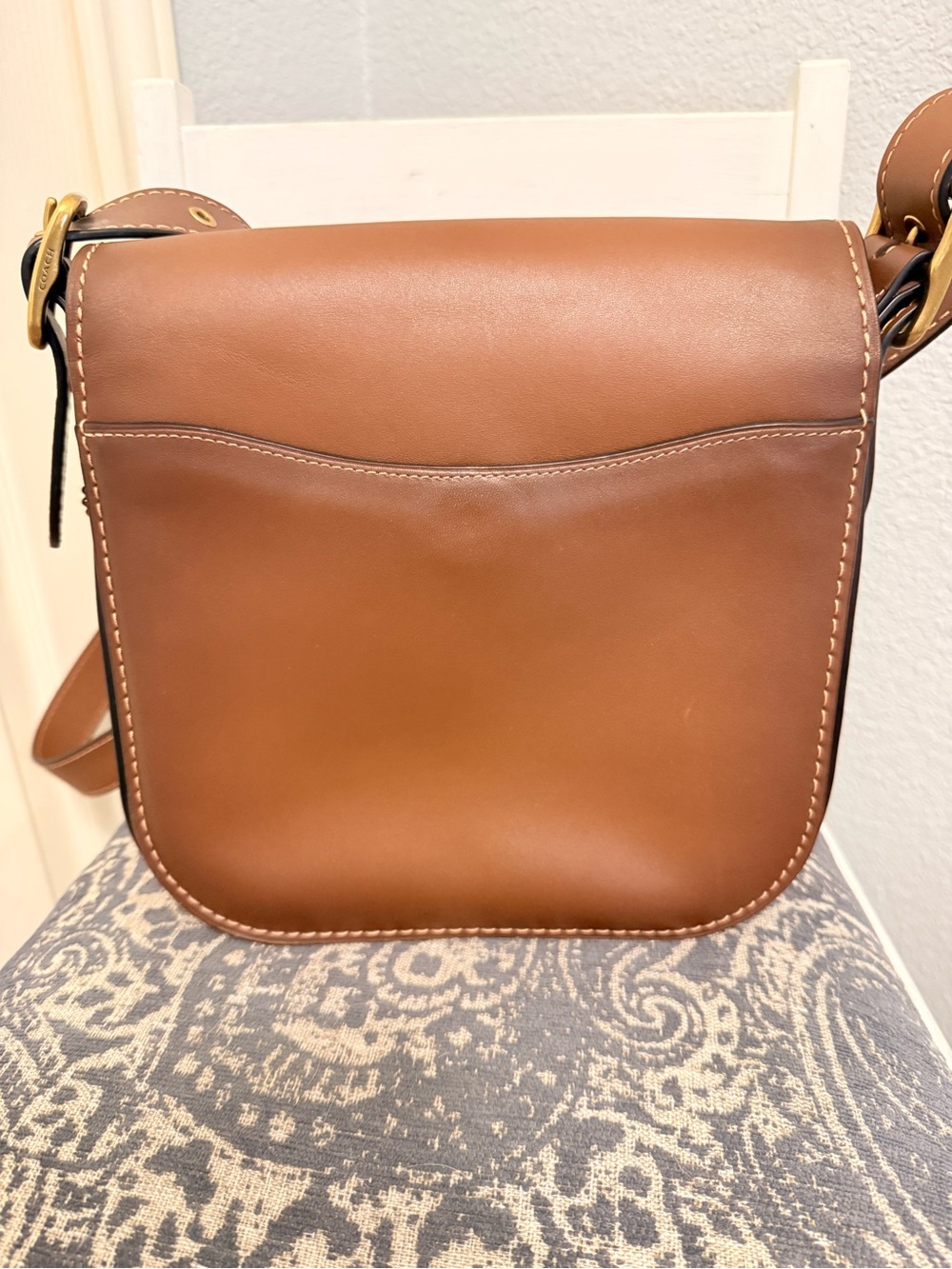 Coach 1941 Courier Leather Crossbody - Sienna - Picture 2 of 10
